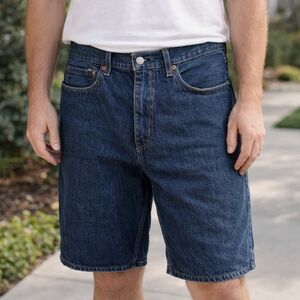 Levi's Dark Blue Jean Shorts for Men